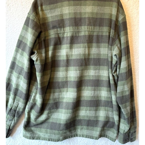 Columbia Omni Wick Green Plaid Trail Lumberjack Shirt Men's Large Shacket - Picture 9 of 12